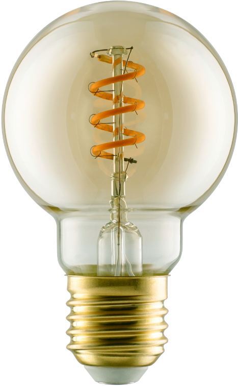 EGLO LED lamp E27 G60 amberkleurig 4W 2000K