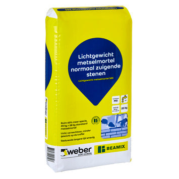 Lichtgewicht metselmortel 20 kilo