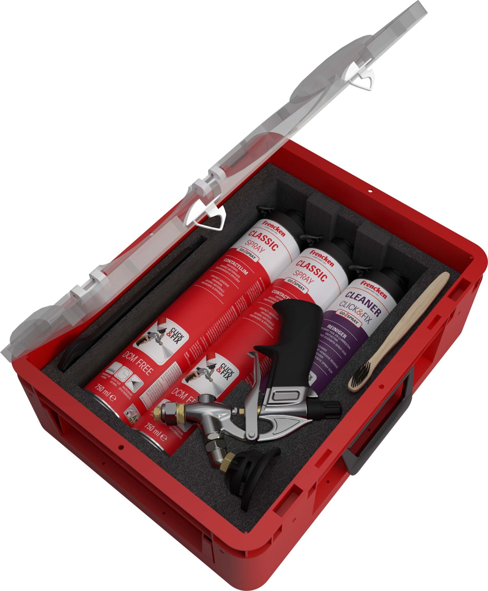 Frencken Contactlijm Classic spray startset 750ml