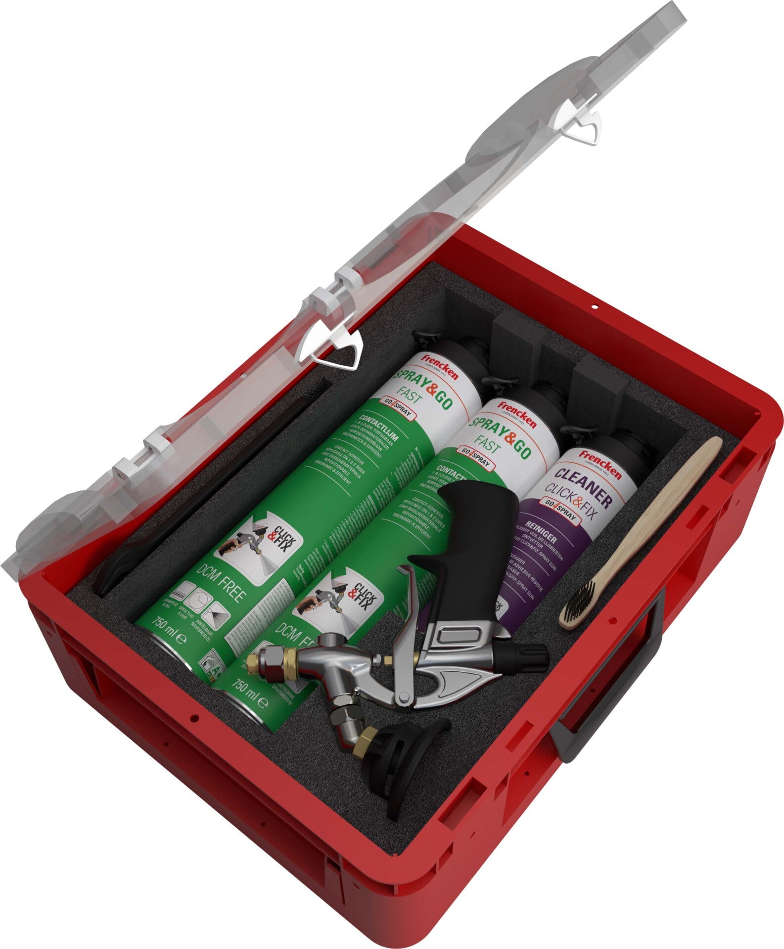 Frencken Contactlijm Spray&GO startset 750ml
