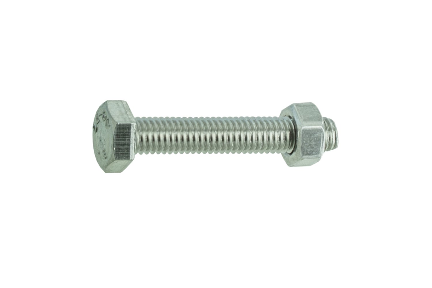 Class'inox A4 roestvaststaal zeskantbouten met moer M8x30, 3st