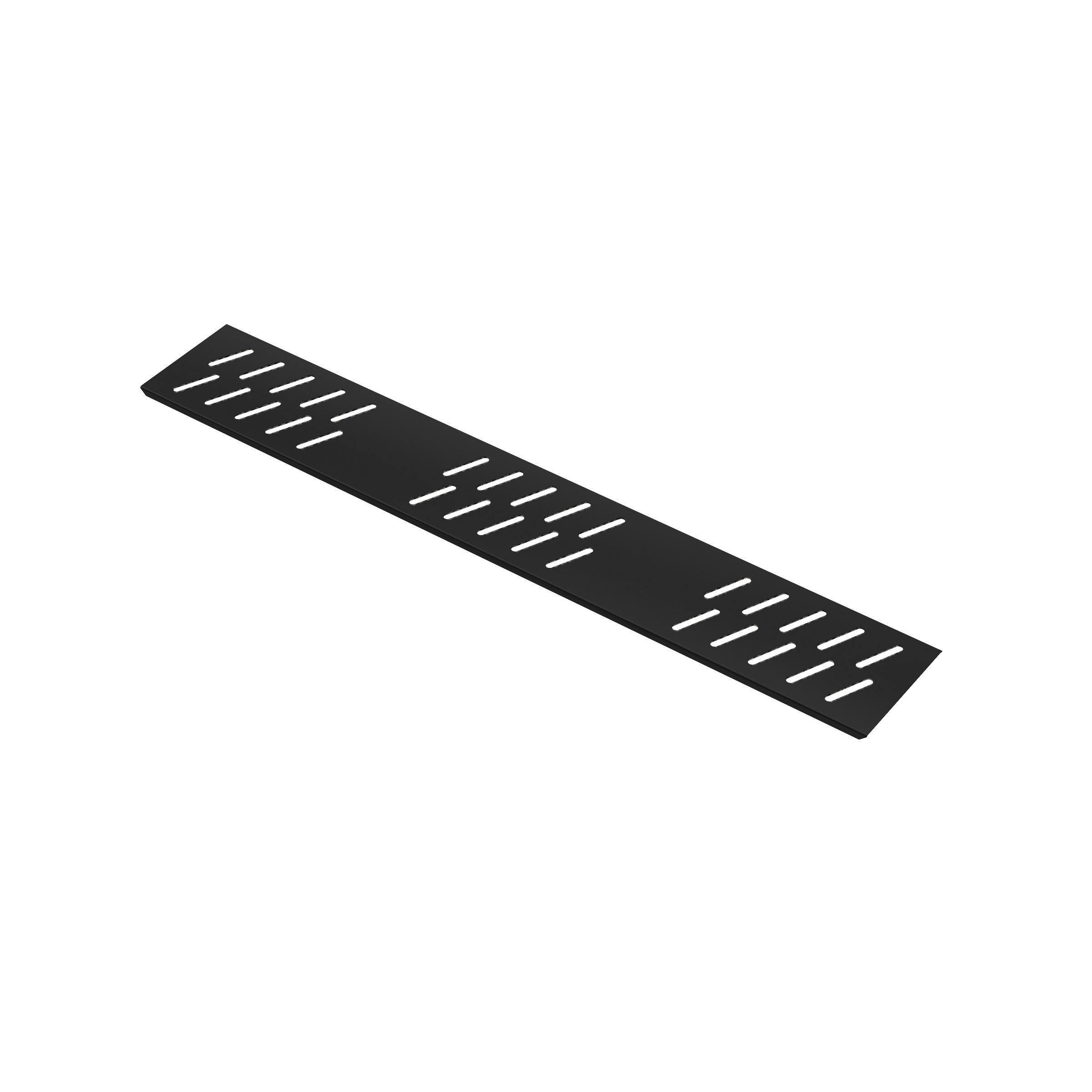 Pedra Douchegoot rooster 90cm mat zwart
