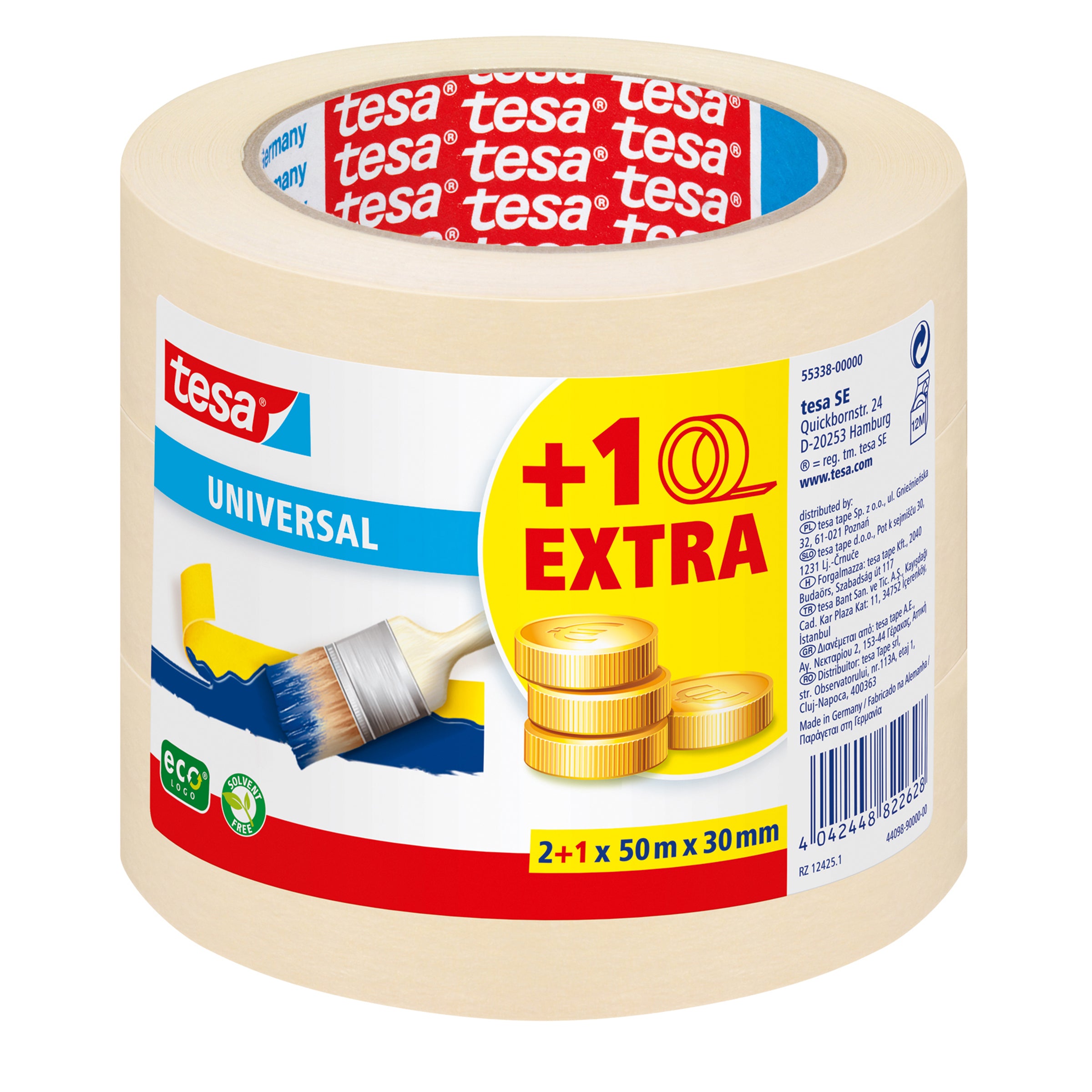 Tesa afplaktape Universal Masking 50mx30mm 3st