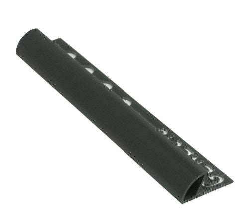 PVC strip profiel - 10mm diep - Zwarte afwerking - Recht design