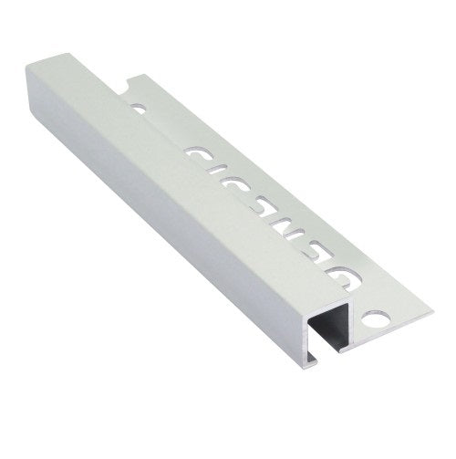 Genesis – tegelprofiel – aluminium – vierkant – mat zilver – 10mm