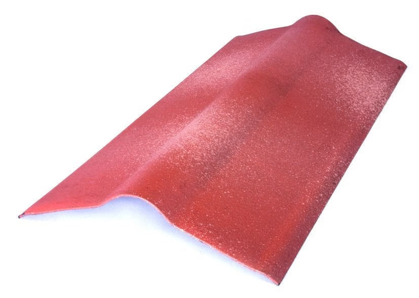 Onduline nokafwerking - nokstuk – rood gevlamd – 1 m