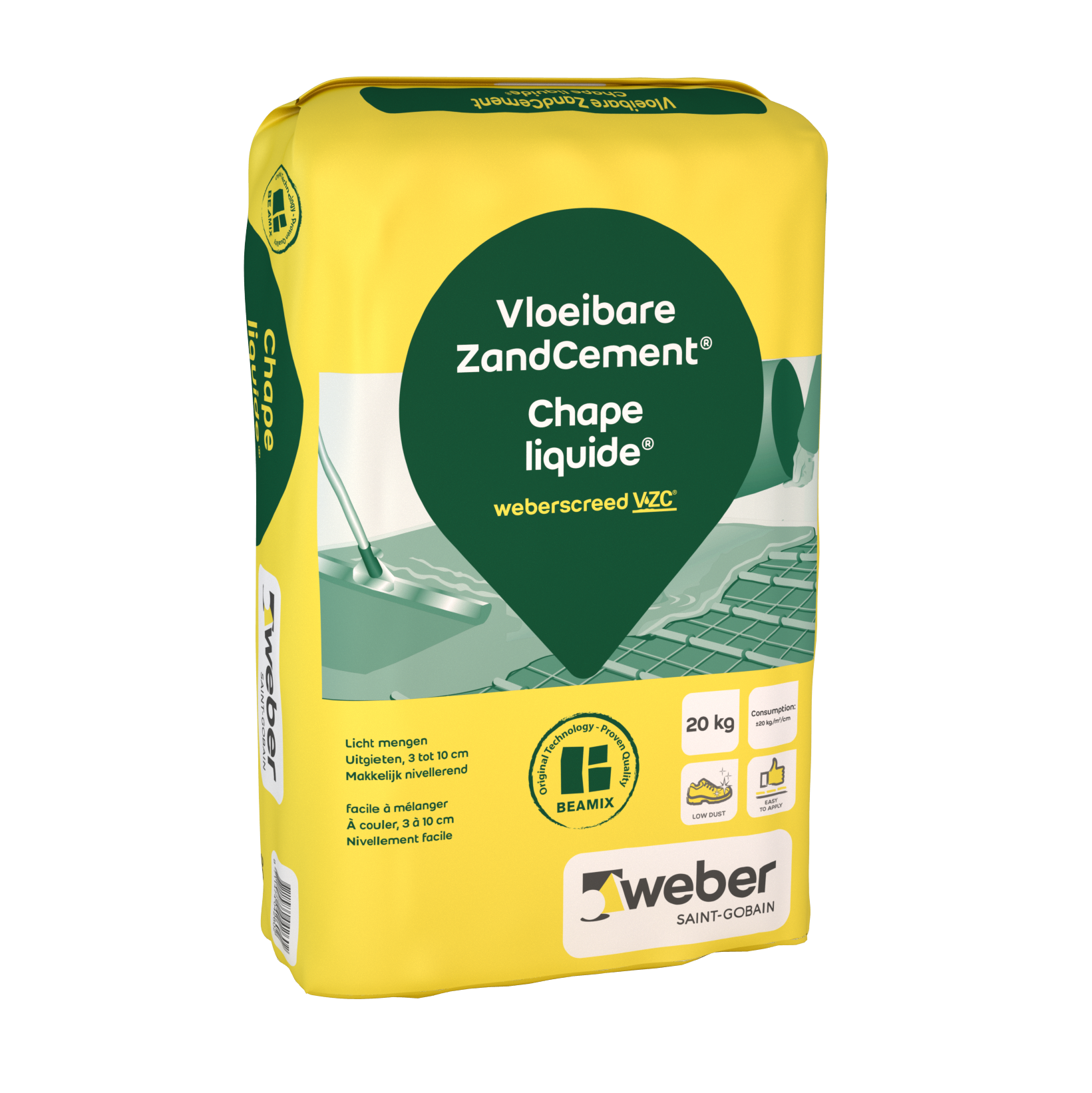 Weber vloeibare zandcement 20kg