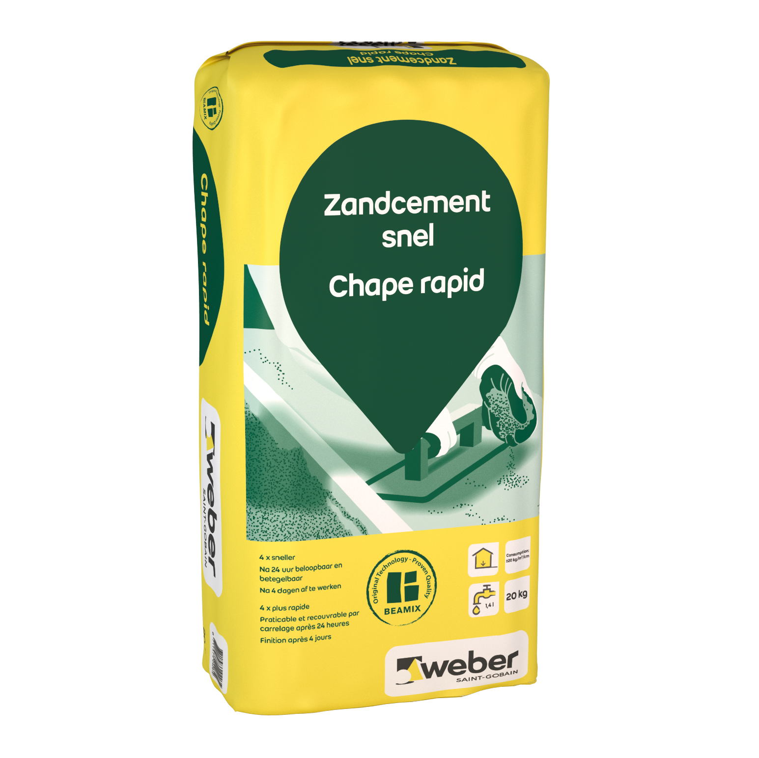 Weber zandcement snel 20kg