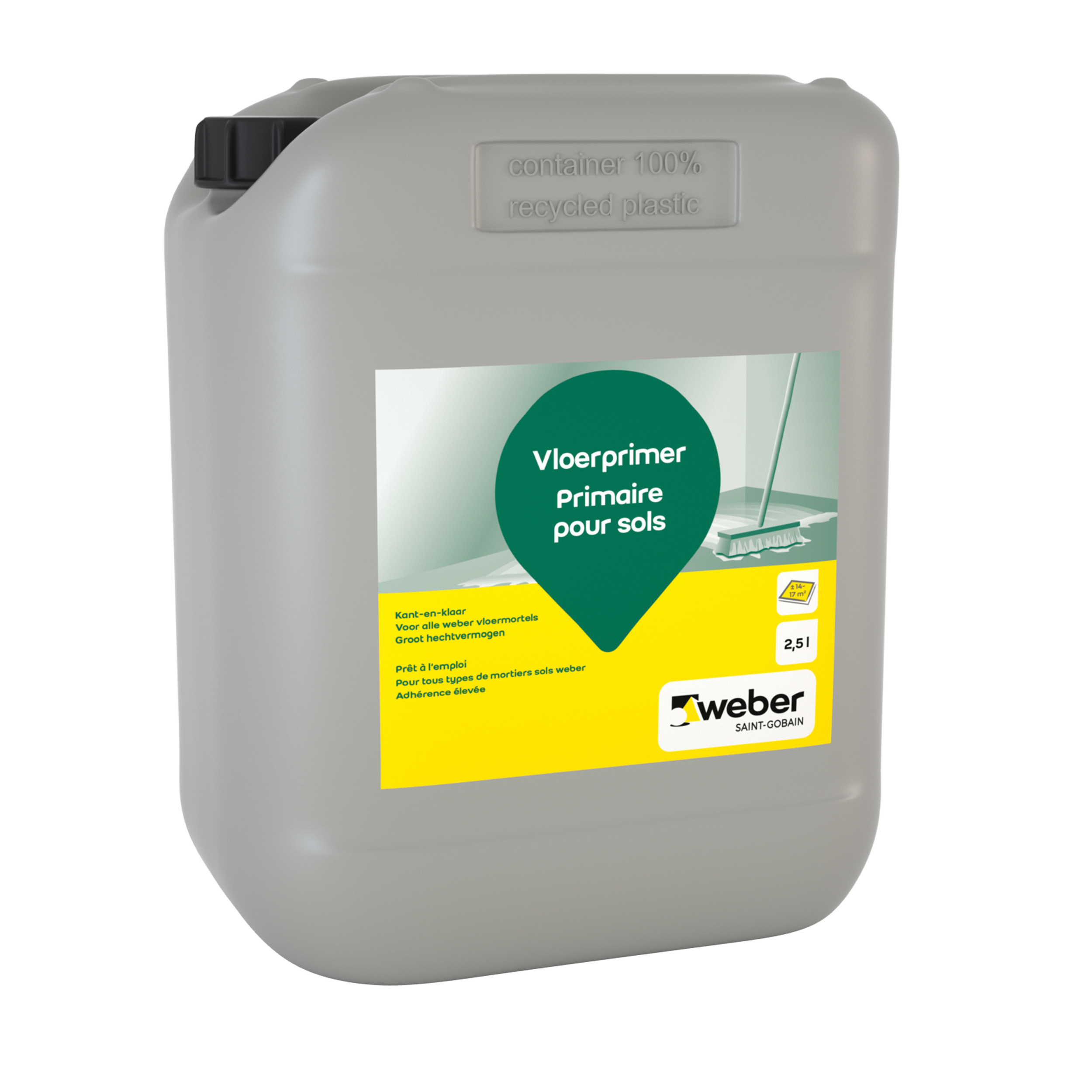 Weber vloerprimer 2,5 ltr