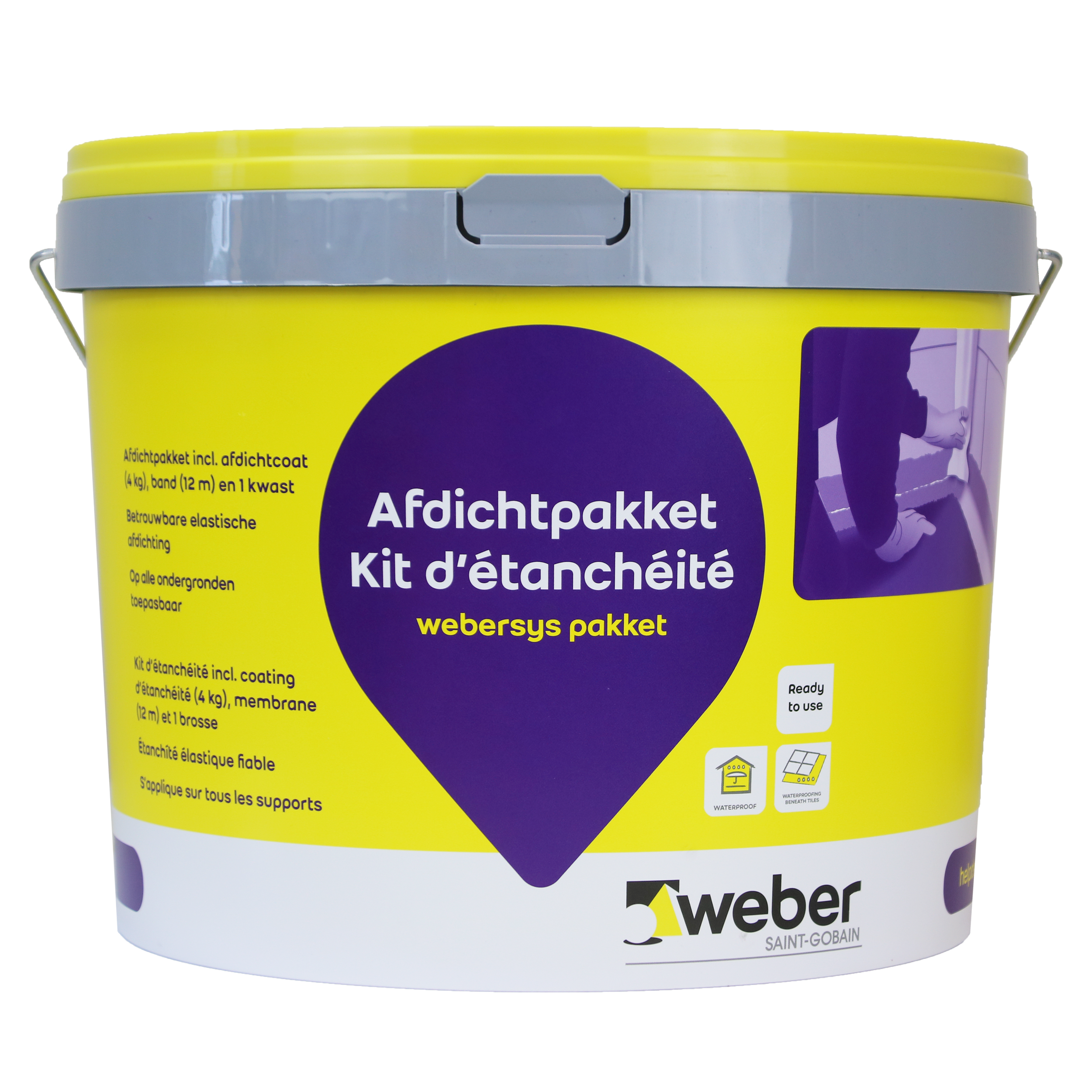 Weber afdichtpakket