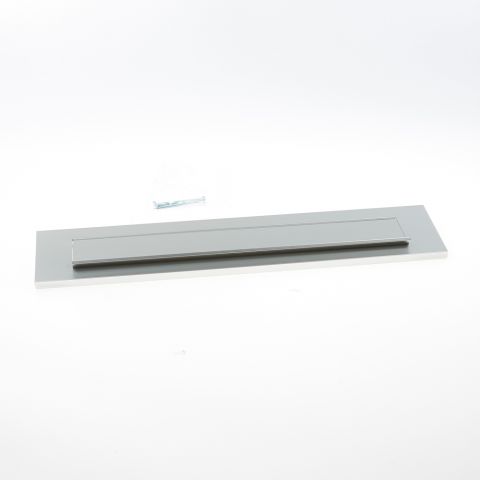 Briefplaat met valklep