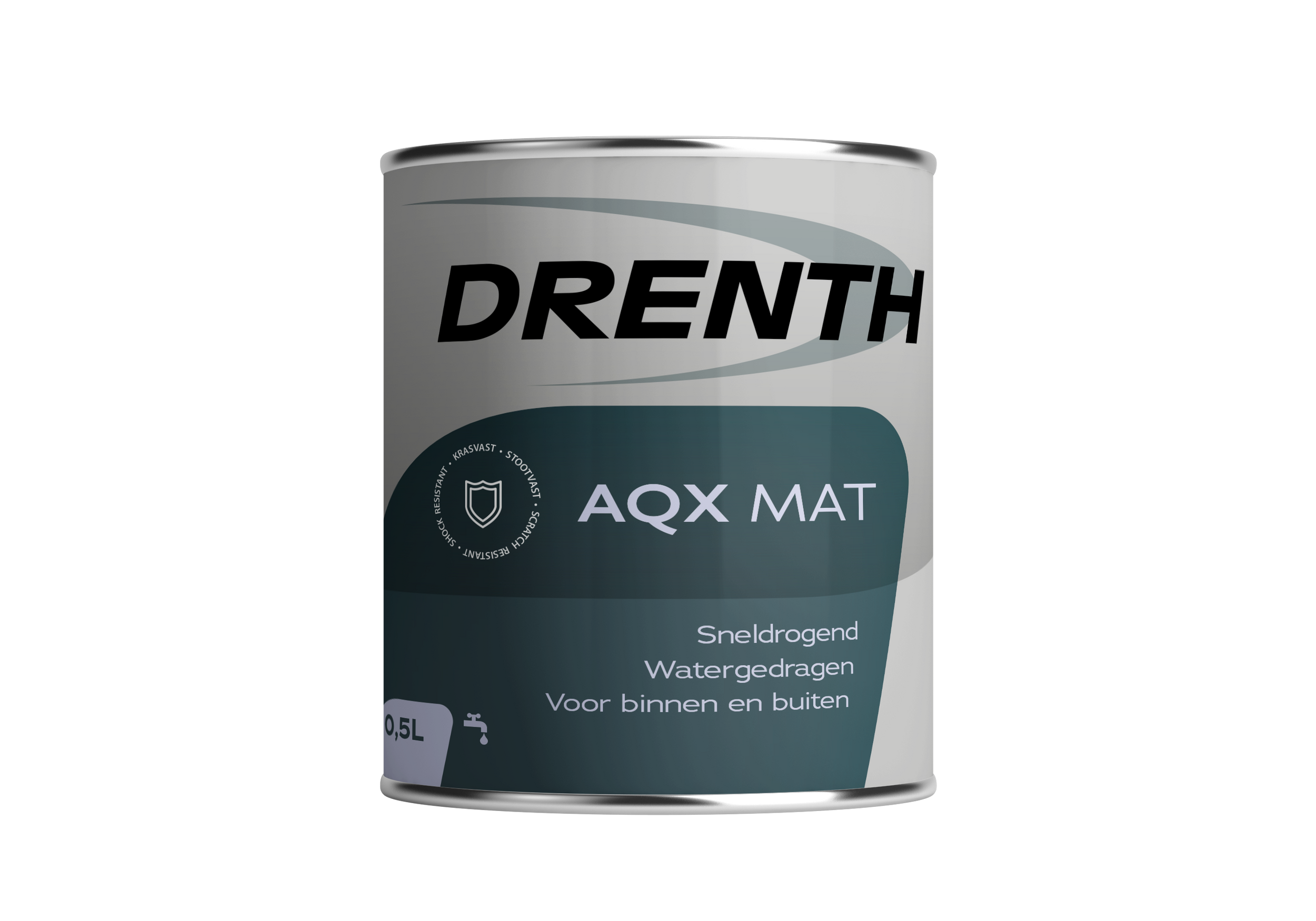 Drenth AQX Mat Wit/P 500 ml