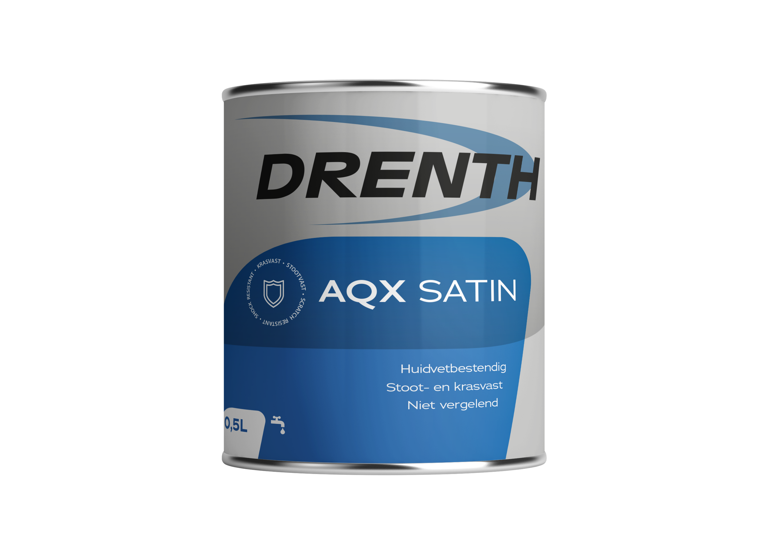 Drenth AQX Satin Wit/P 500 ml