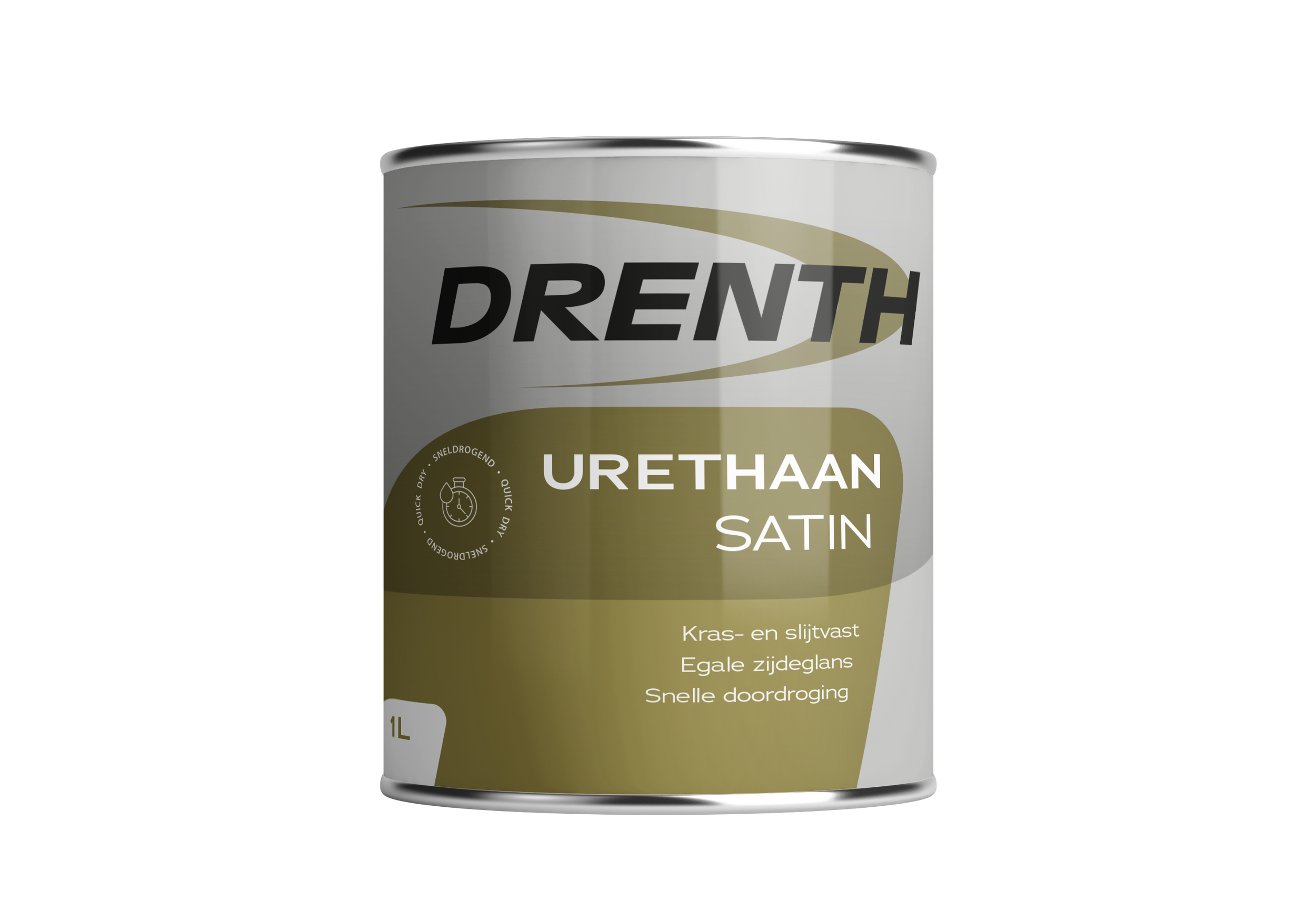 Drenth Urethaan Satin Wit/P 1 L