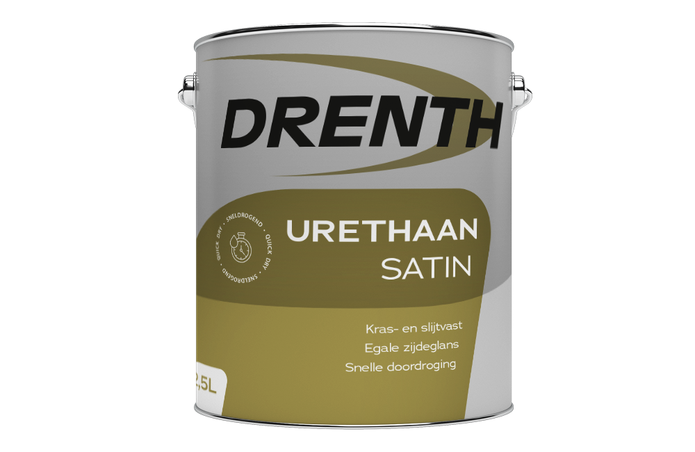 Drenth Urethaan Satin Wit/P 2,5 L