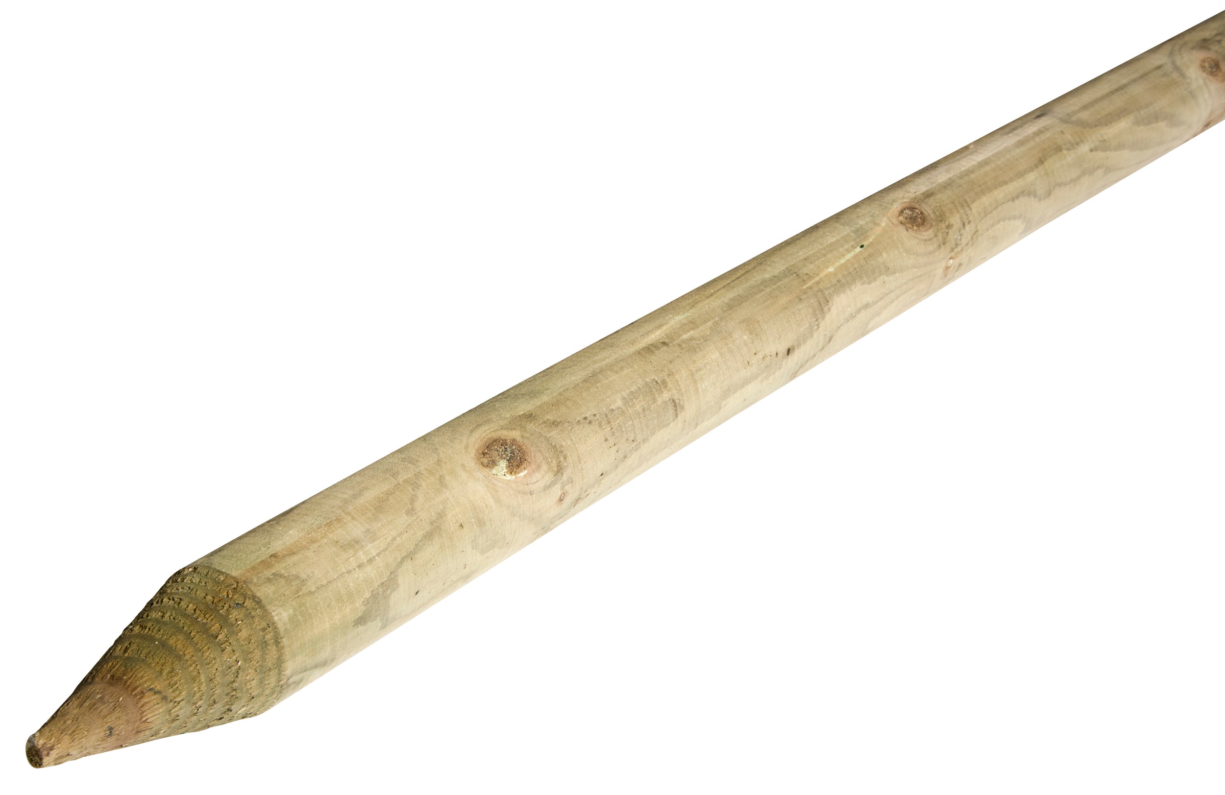 Solid paal rond gefreesd 6x150cm