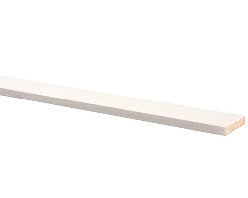 Schaaflat grenen gegrond 7x35mm wit 270cm