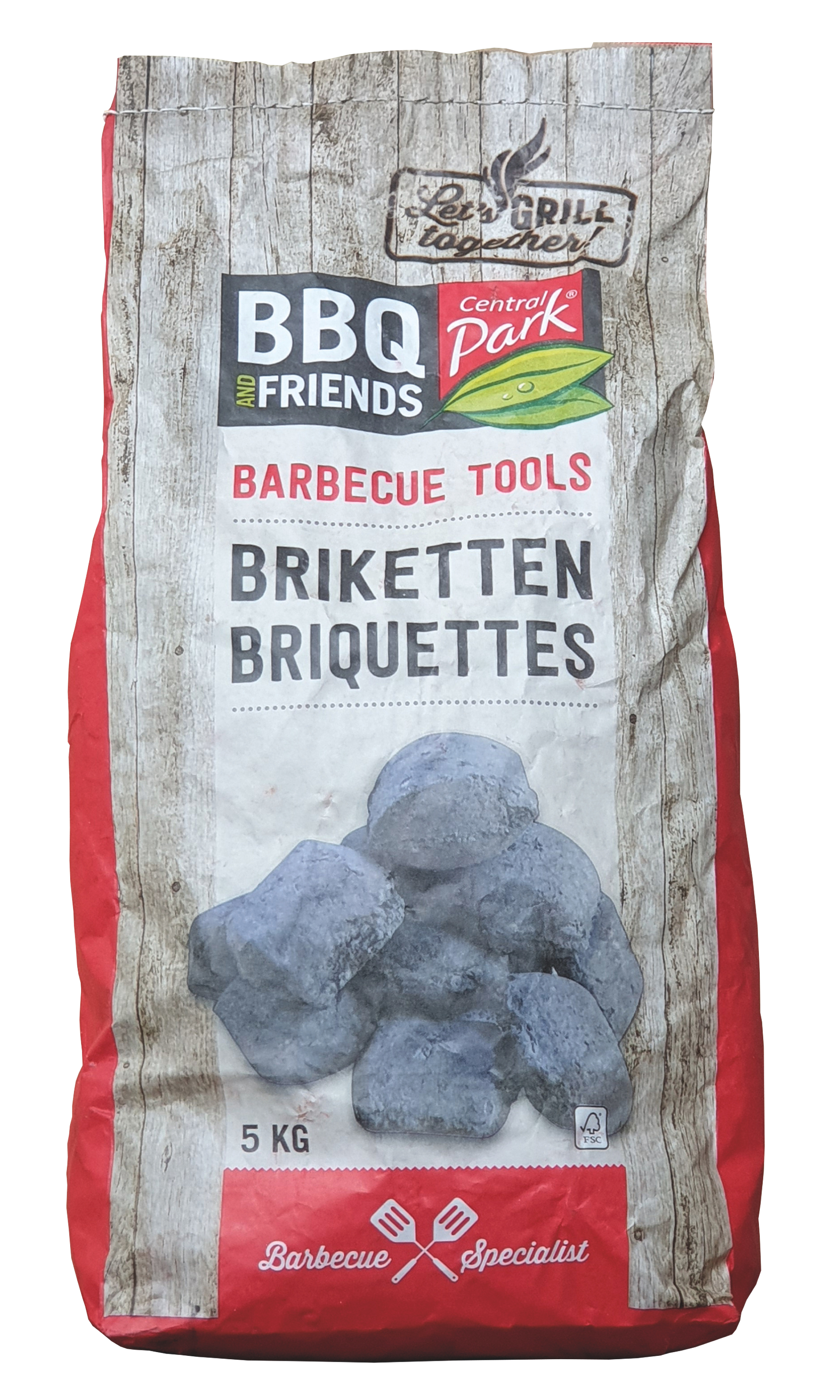 Central Park houtskoolbriketten 5kg