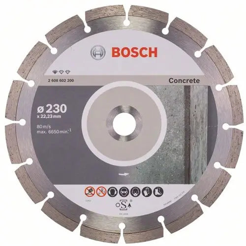 Bosch diamantdoorslijpschijf Standard for Concrete Ø230X22,23X2,3X10