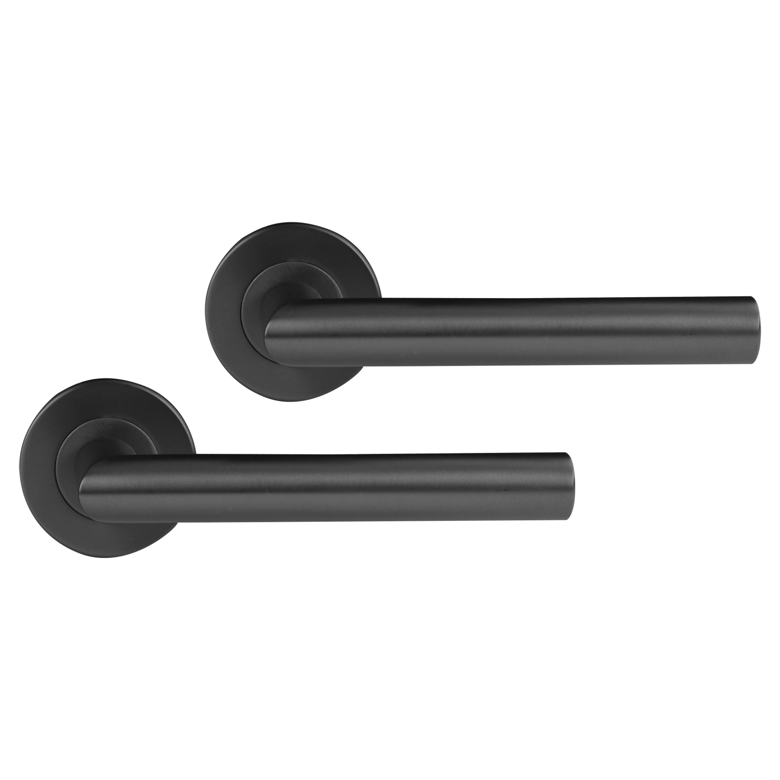 Differnz Signature Serie Amsterdam Deurklink op ronde rozet gun metal