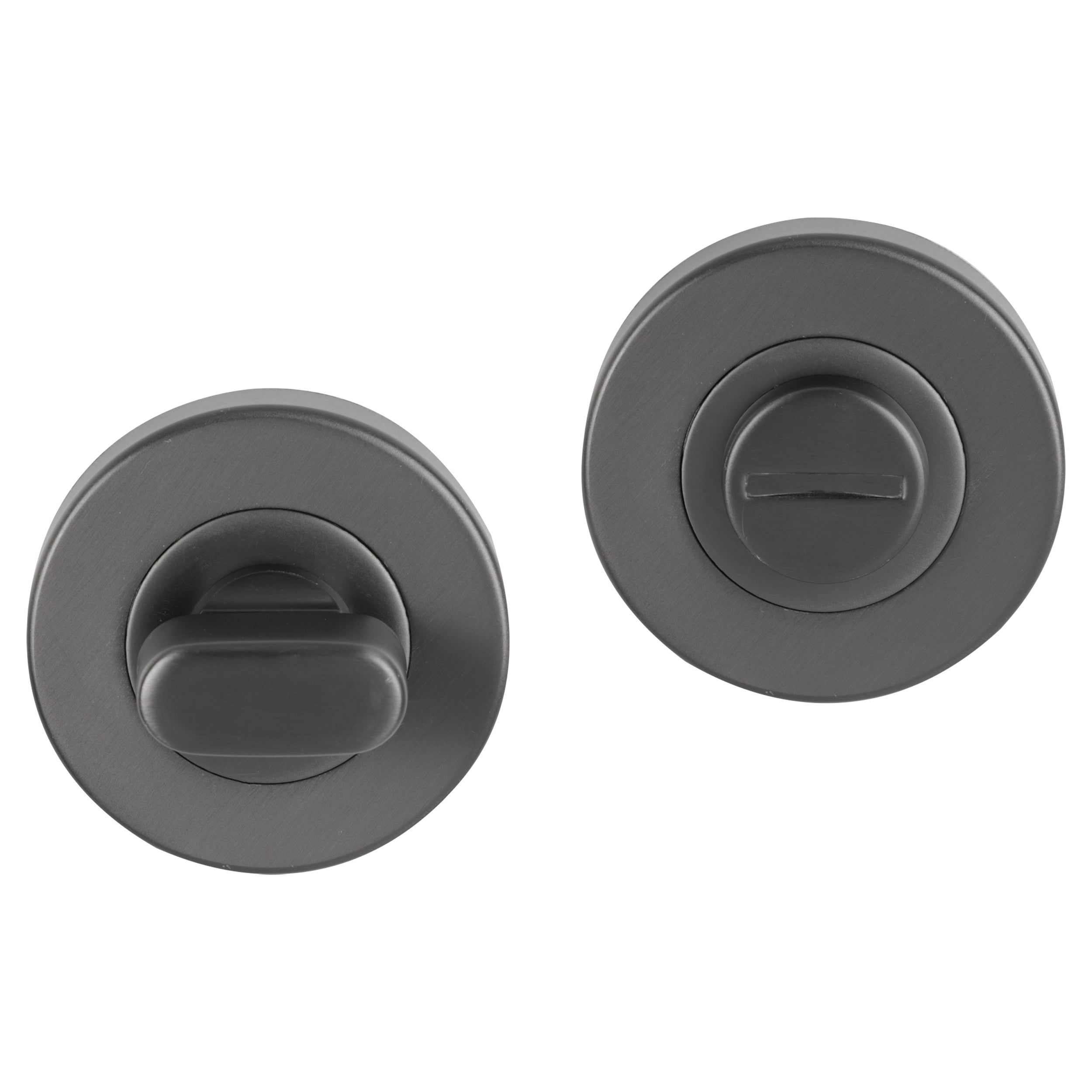 Differnz Signature Serie ronde rozet WC gun metal