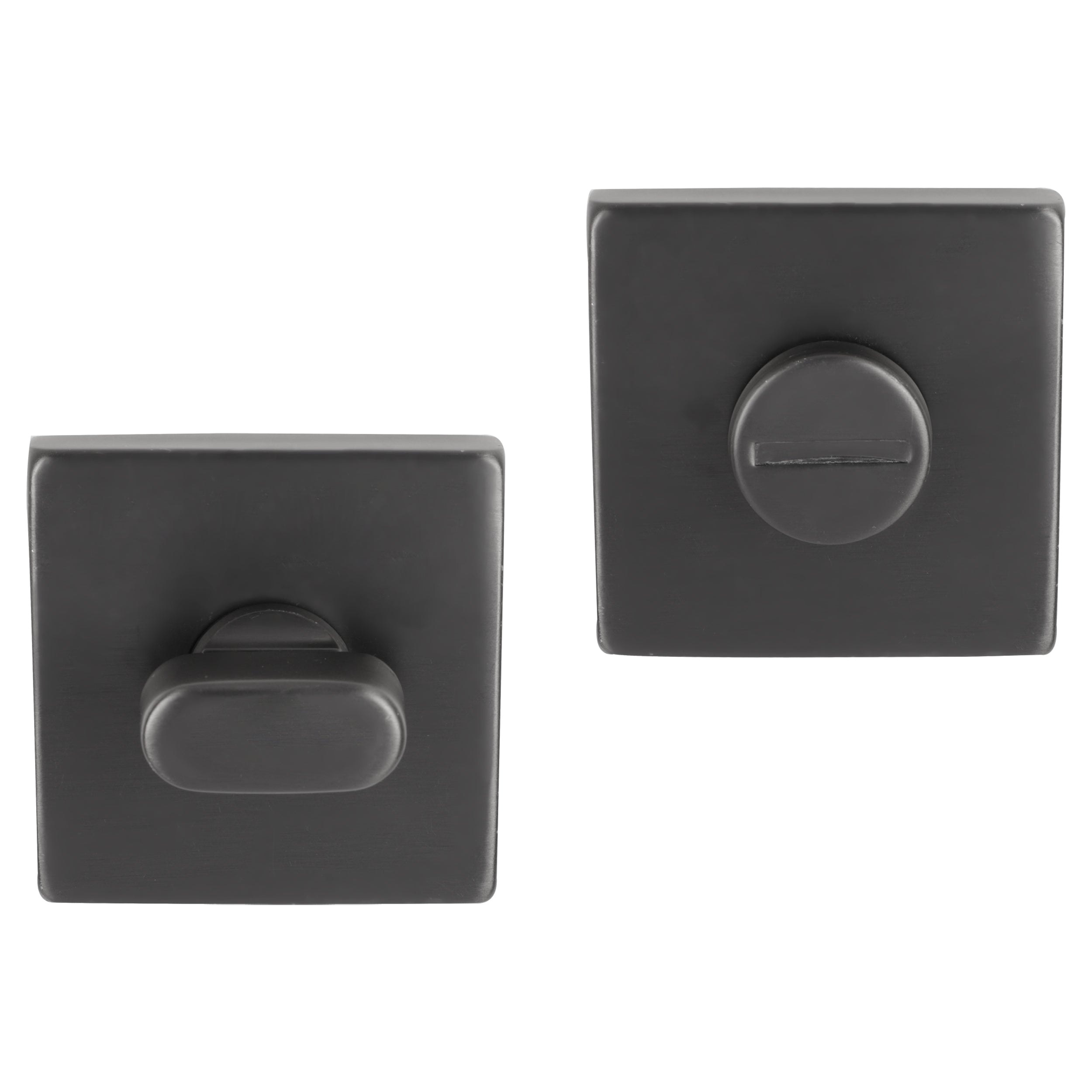 Differnz Signature Serie vierkante rozet WC gun metal
