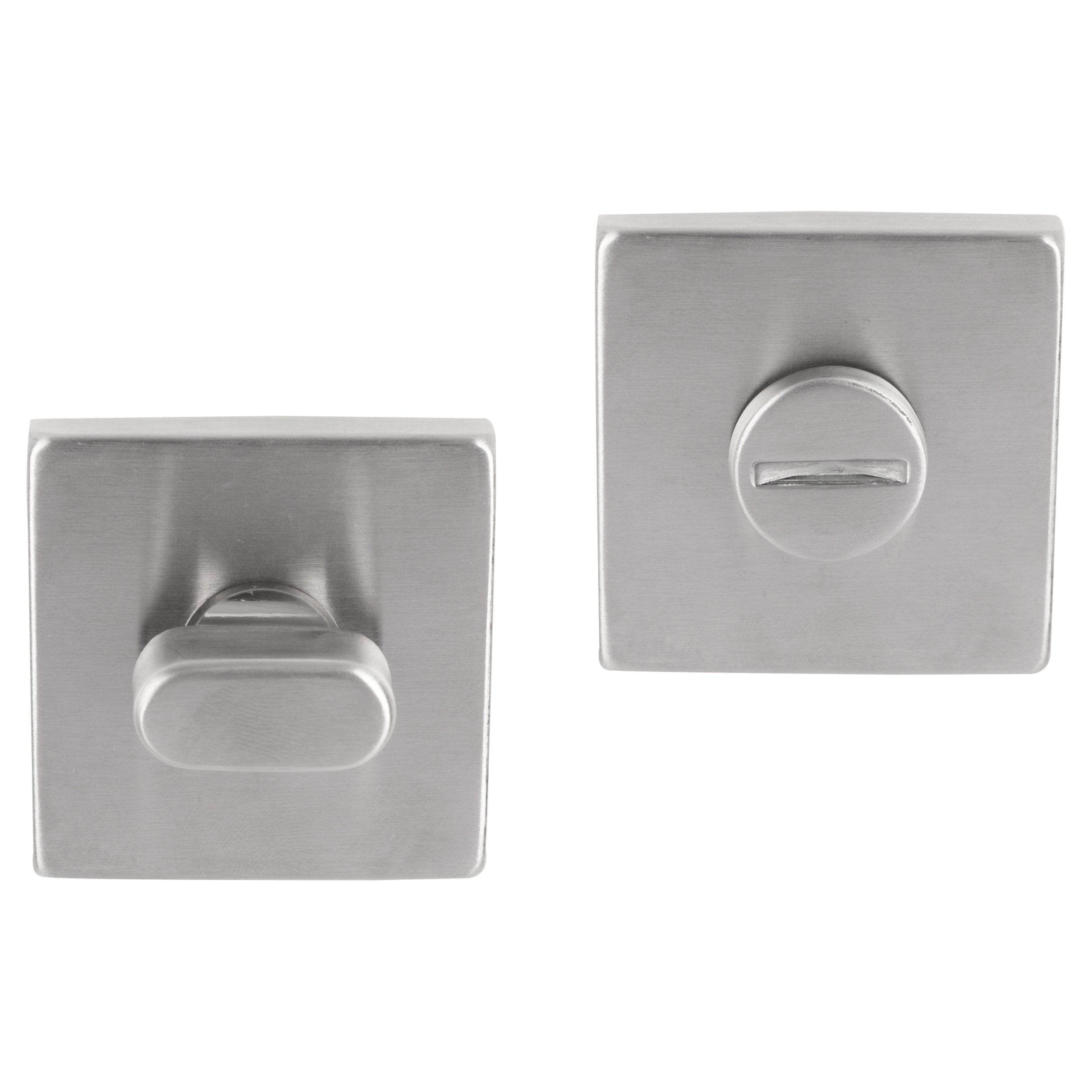 Differnz Signature Serie vierkante rozet WC Satijnchroom