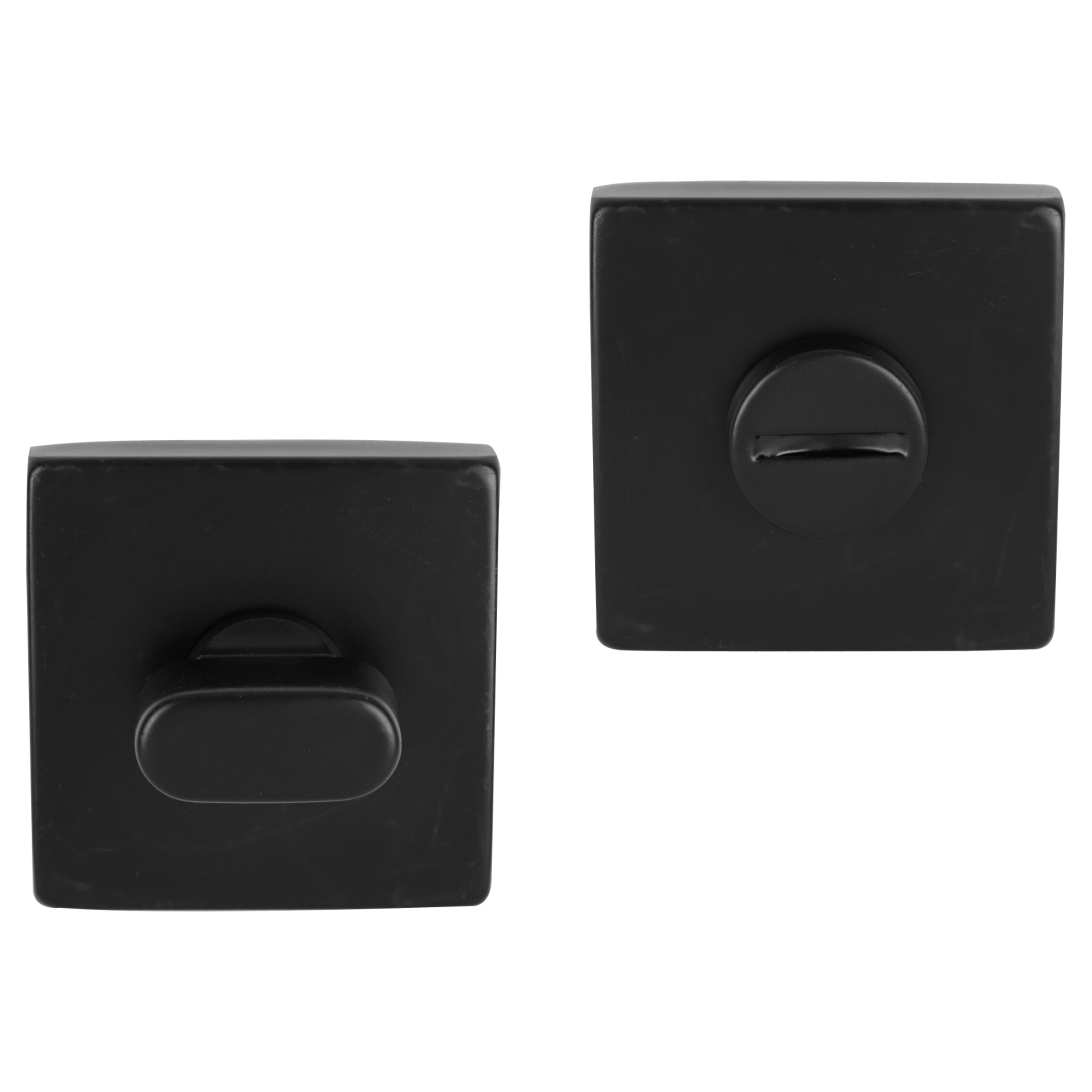 Differnz Signature Serie vierkante rozet WC matt zwart