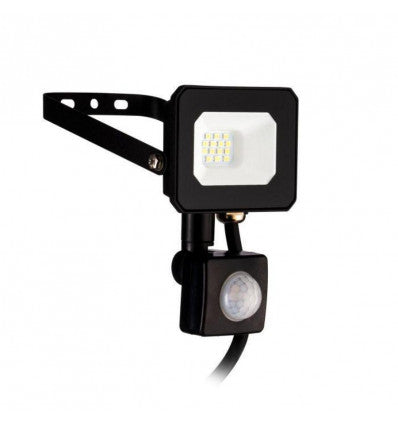 Eglo LED outdoor straler RISACCA - IP44 IR sensor 10W 850LM 4000K zwart