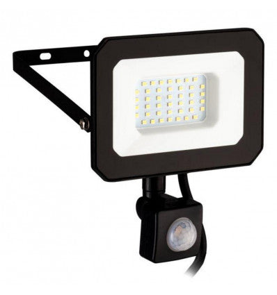 Eglo LED outdoor straler RISACCA - IP44 IR sensor 30W 2800LM 4000K zwart