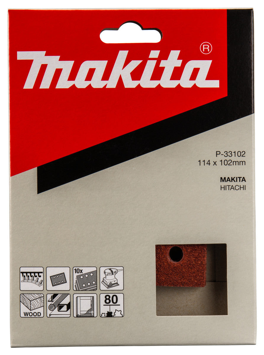 Makita Schuurvel 114X102 K80 Vlc/Red