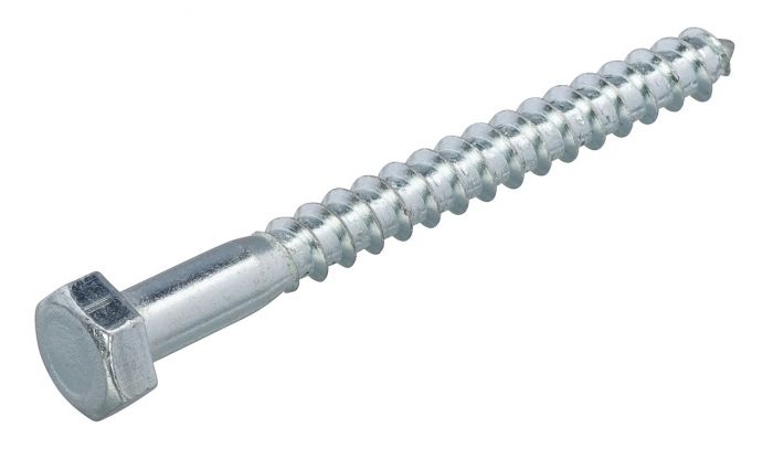 Houtdraadbout galv.m6x100