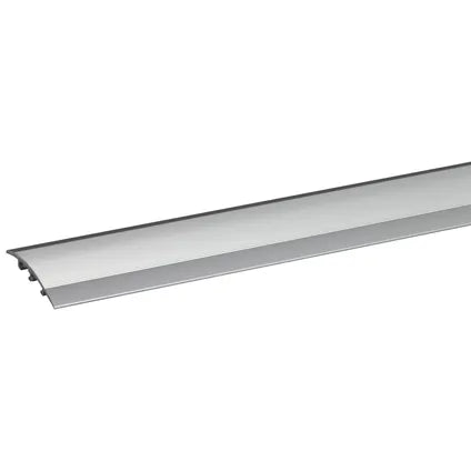 Overgangsprofiel ongelijkvloers zilver 48x10mm 190cm