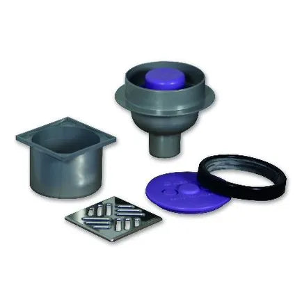 Qboard afvoersysteem voor douchevloer-element verticaal