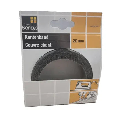 Sencys kantenband Elegant Black 5m