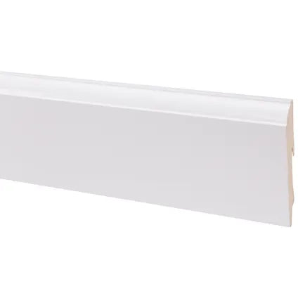 CanDo hoge plint Style - Wit - 240cm - 19x120mm
