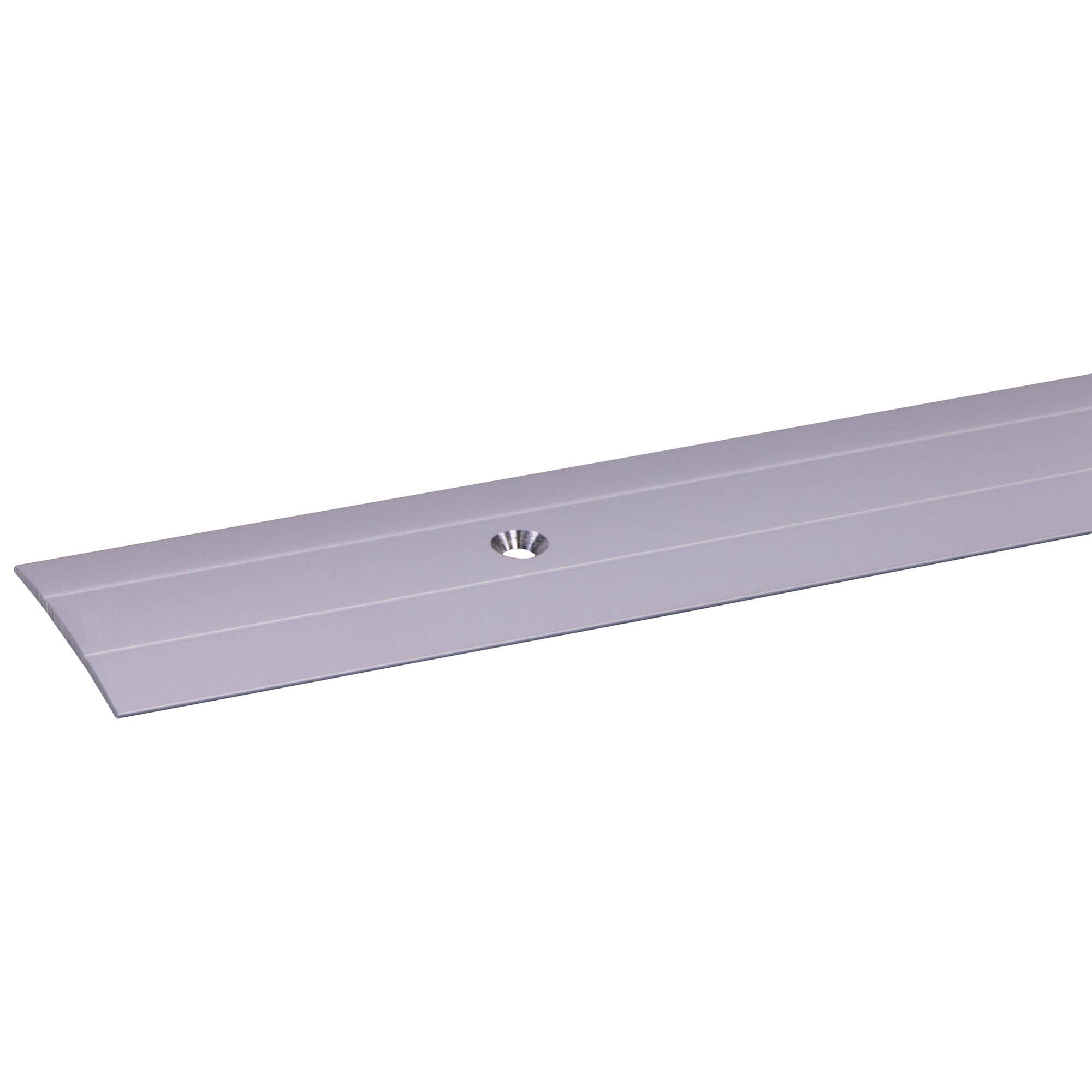 JéWé overgangsprofiel gelijkvloers zilver 38x4mm 95cm