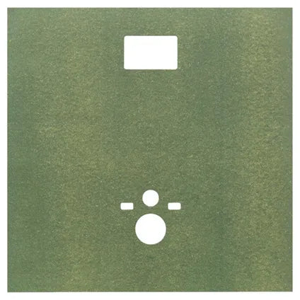 Sanipan spaanplaat voor hangtoilet 123x120cm