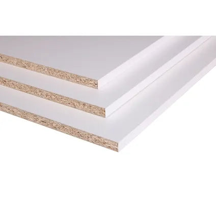 Meubelpaneel - wit - 120x30cm - 18mm