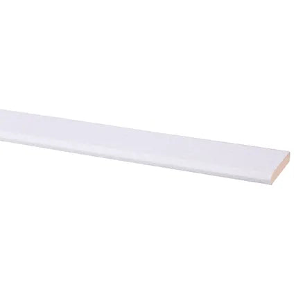 Plint MDF wit stuc 8x45mm 260cm