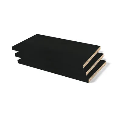 Meubelpaneel - Elegant Black - 250x30cm -18mm