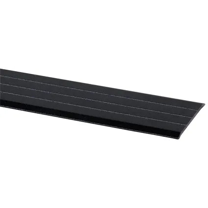 Overgangsprofiel gelijkvloers zwart zelfklevend 35x950mm
