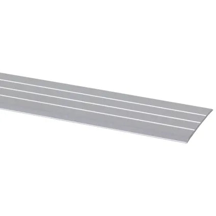 Overgangsprofiel gelijkvloers zilver zelfklevend 35x950mm