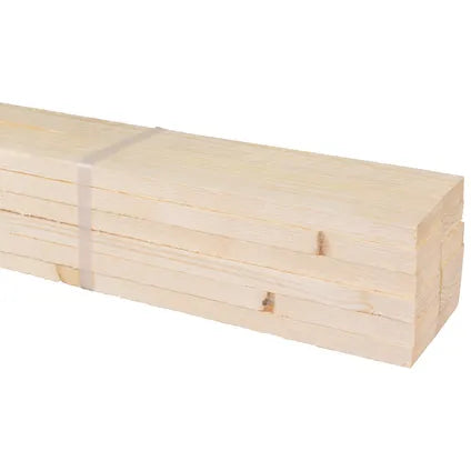 CanDo Ruwe lat voordeelpak vuren 16X48mm 270cm (12 st)