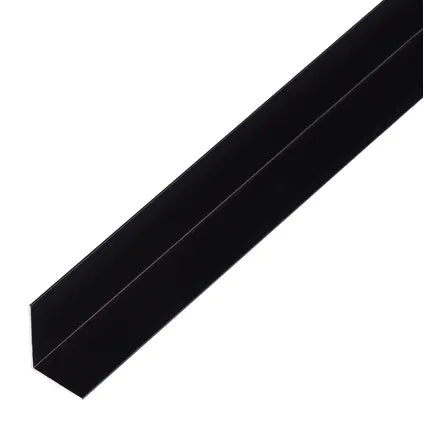 Hoekprofiel 30x30x1,3/2m aluminium zwart
