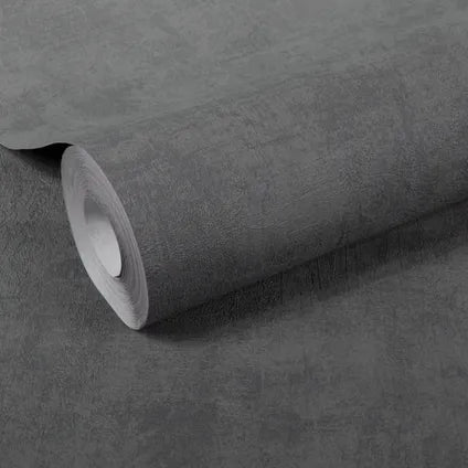Decomode vliesbehang Concrete mat antraciet