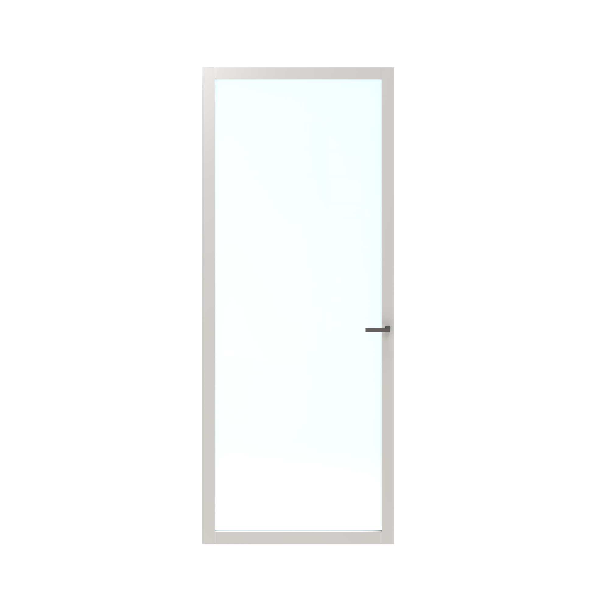 CanDo Binnendeur Elegant Original 2C01 - Zuiver wit - Gegrond - Opdek - Rechts - 73x231,5cm
