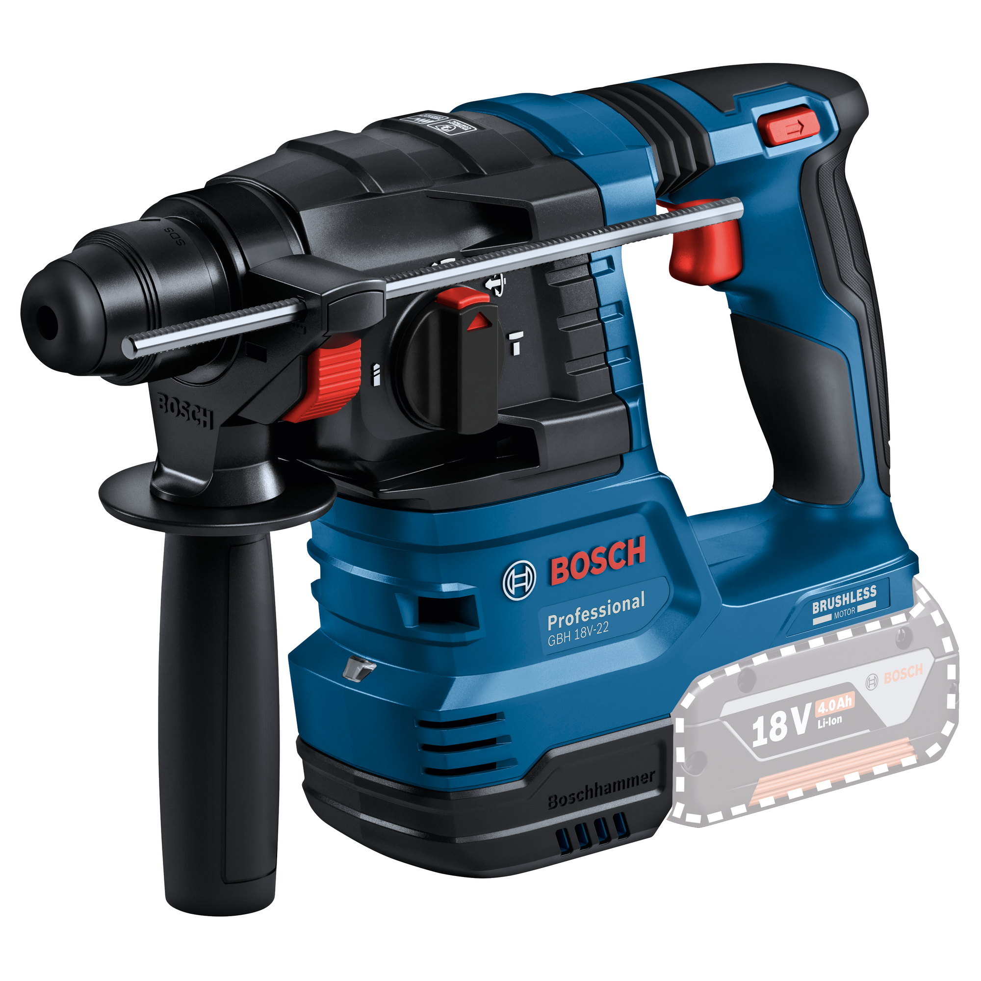 Bosch accu boorhamer GBH 18V-22 (zonder accu)