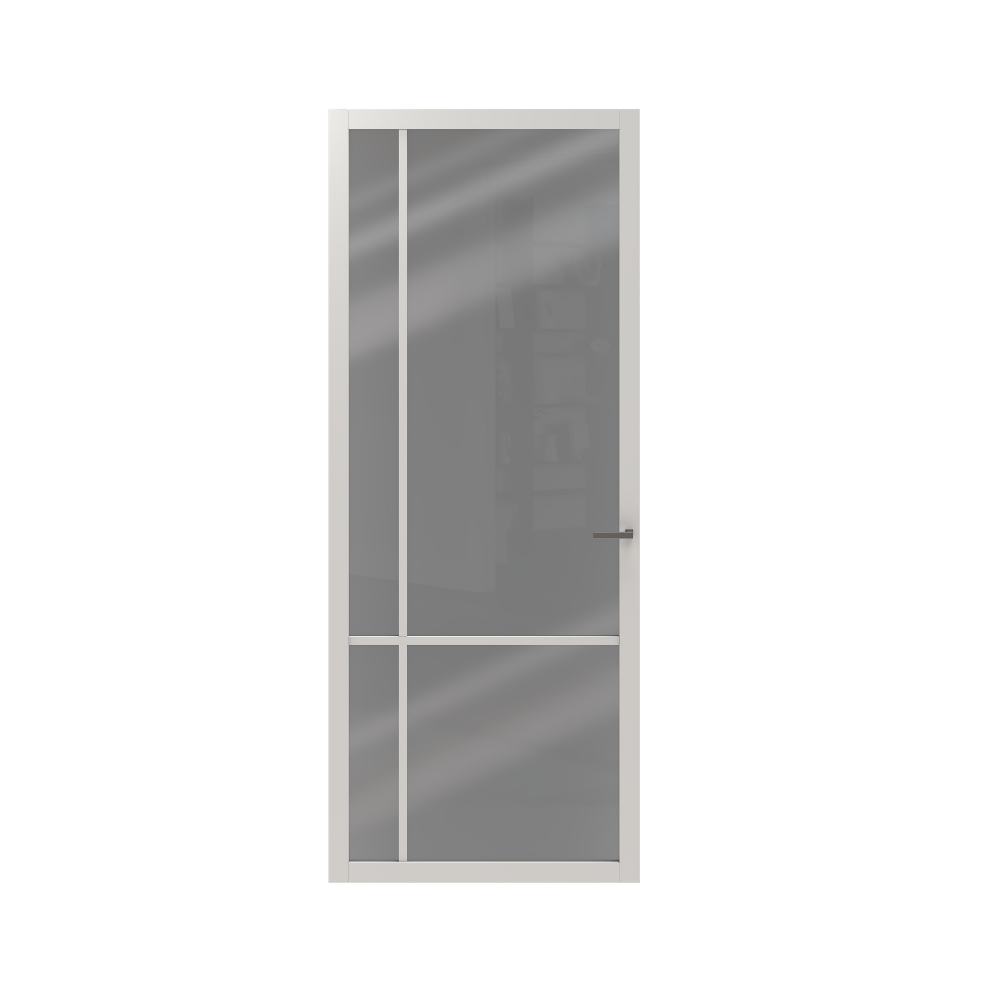 CanDo Binnendeur Elegant Original 2E06 - Zuiver wit - Gegrond - Opdek - Links - 88x211,5cm