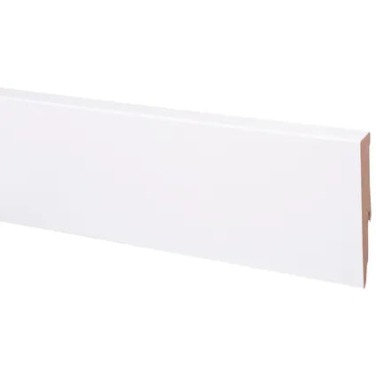 CanDo hoge plint Cubic - Wit - 240cm - 19x120mm